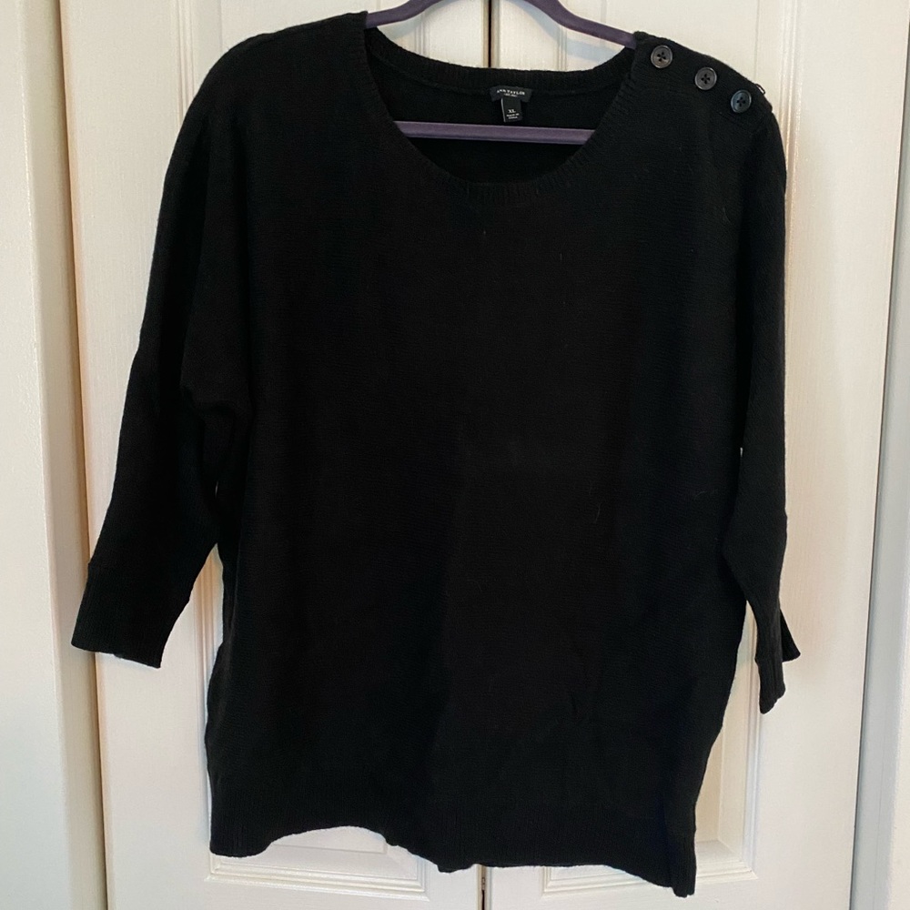 Ann Taylor Black Sweater Size XL